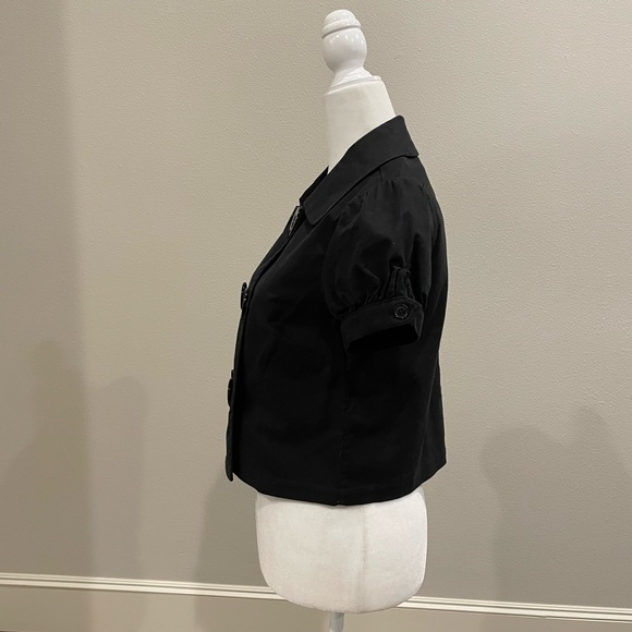 The Limited cotton stretch cropped jacket in black 🖤 - Picture 5 of 9